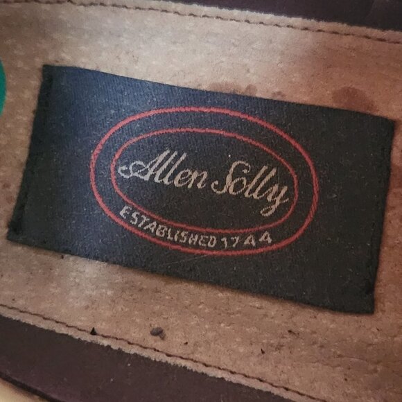 Allen Solly Brogues Wing Tip Brown Leather Made In Mexico Dress Shoes Size 12M - Picture 8 of 10